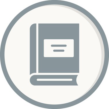 kitap simgesi vektör illüstrasyonu