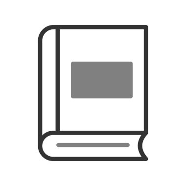 kitap simgesi vektör illüstrasyonu