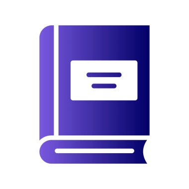 kitap simgesi vektör illüstrasyonu