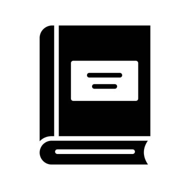 kitap simgesi vektör illüstrasyonu