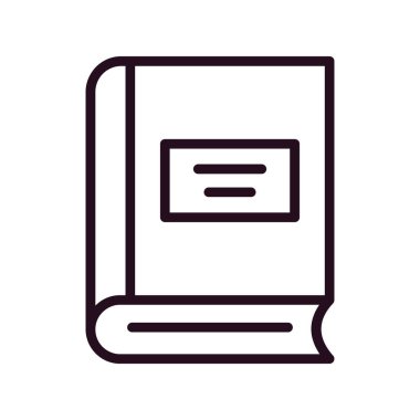 kitap simgesi vektör illüstrasyonu