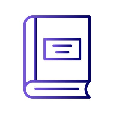 kitap simgesi vektör illüstrasyonu