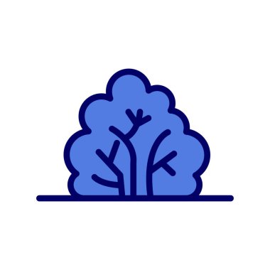 Bush simge vektör illüstrasyonu