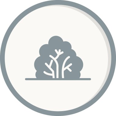 Bush simge vektör illüstrasyonu