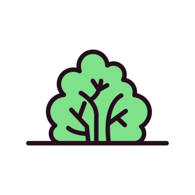 Bush simge vektör illüstrasyonu