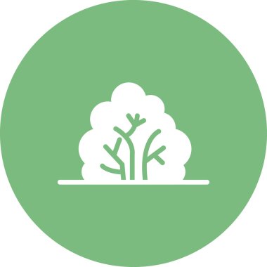 Bush simge vektör illüstrasyonu