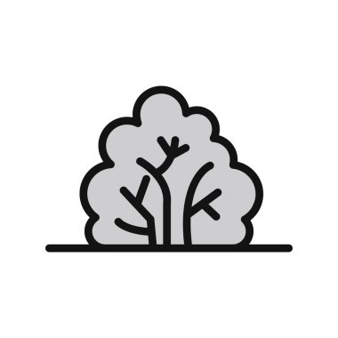 Bush simge vektör illüstrasyonu