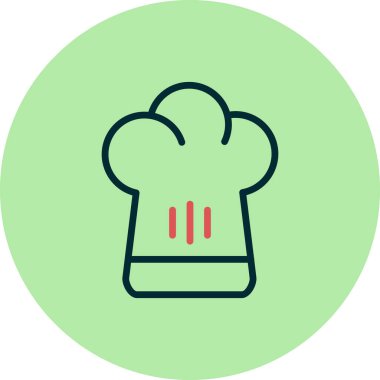 Chef şapka vektör çizim