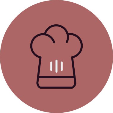 Chef şapka vektör çizim