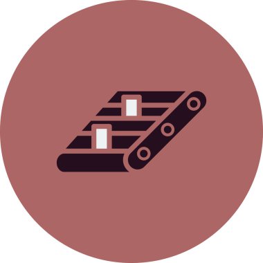 Taşıyıcı simgesi, vektör illüstrasyonu