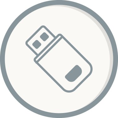  Flash bellek. Basit illüstrasyon 