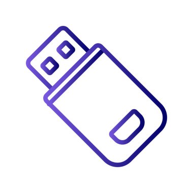  Flash bellek. Basit illüstrasyon 