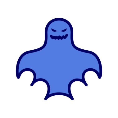 hayalet simgesi vektör illüstrasyonu