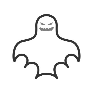 hayalet simgesi vektör illüstrasyonu