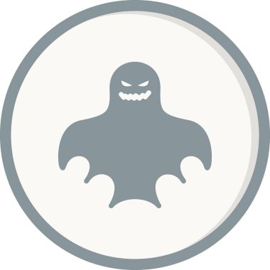 hayalet simgesi vektör illüstrasyonu