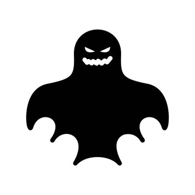 hayalet simgesi vektör illüstrasyonu