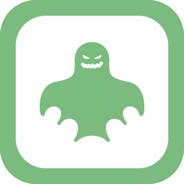 hayalet simgesi vektör illüstrasyonu