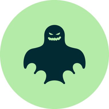 hayalet simgesi vektör illüstrasyonu