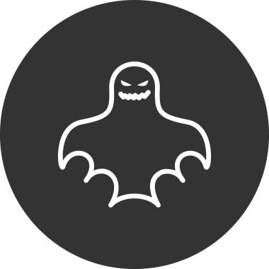 hayalet simgesi vektör illüstrasyonu