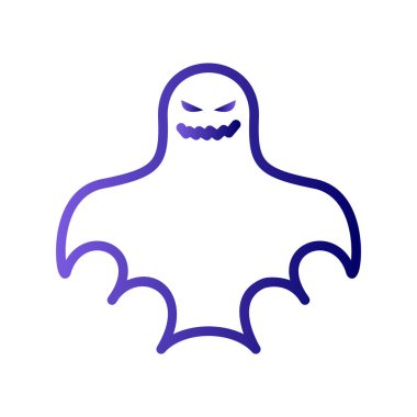 hayalet simgesi vektör illüstrasyonu