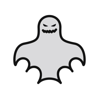 hayalet simgesi vektör illüstrasyonu