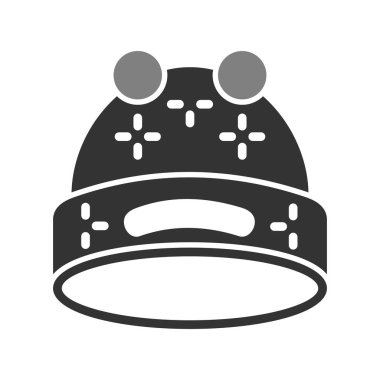  Şapka simgesi vektör illüstrasyonu