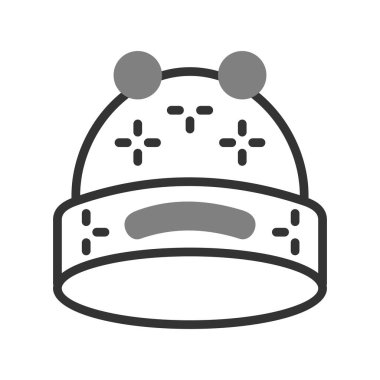  Şapka simgesi vektör illüstrasyonu