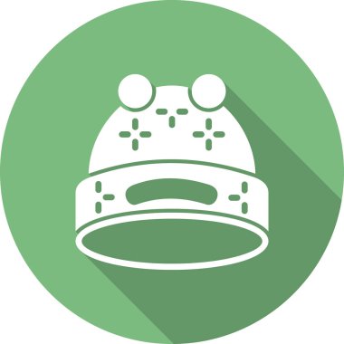  Şapka simgesi vektör illüstrasyonu