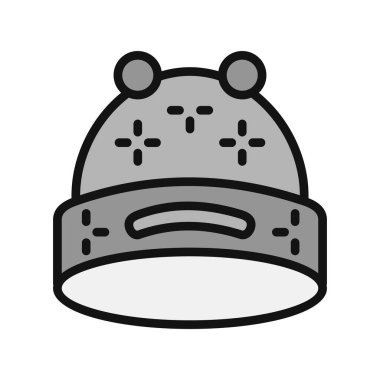  Şapka simgesi vektör illüstrasyonu