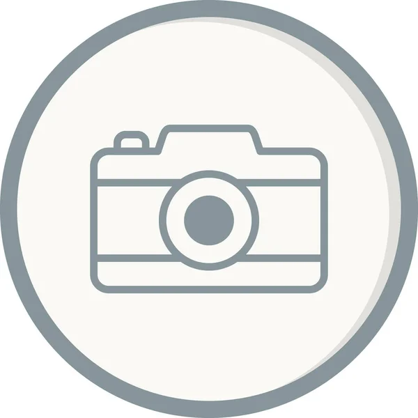 Векторная Иллюстрация Иконок Фотокамеры — стоковый вектор