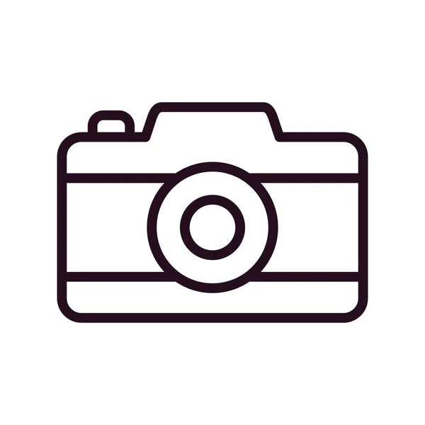Kamera Icon Vektor Isoliert Auf Weißem Hintergrund Logo Konzept Des — Stockvektor