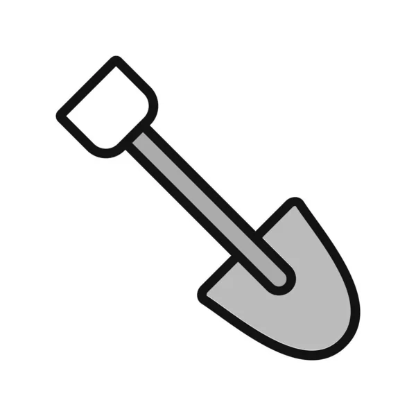 Shovel Icon Vector Illustration — Stock Vector