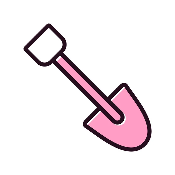 Shovel Icon Vector Illustration — Stock Vector