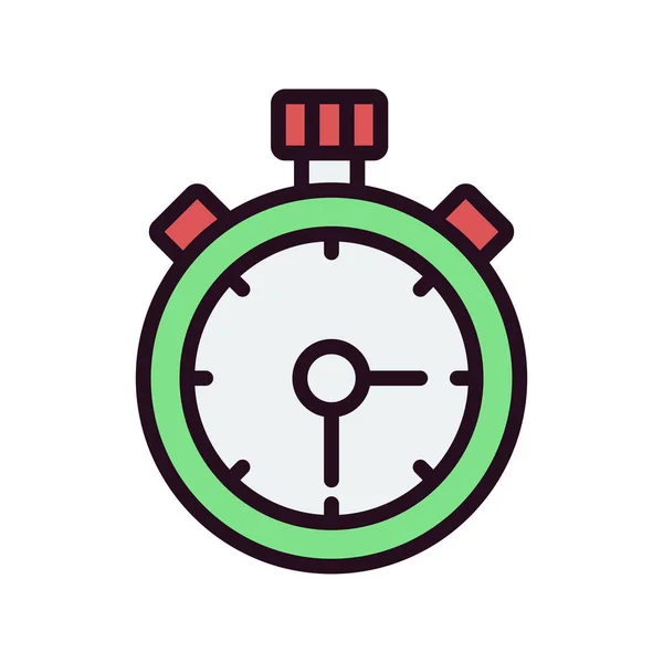 Stopwatch Pictogram Vector Illustratie — Stockvector