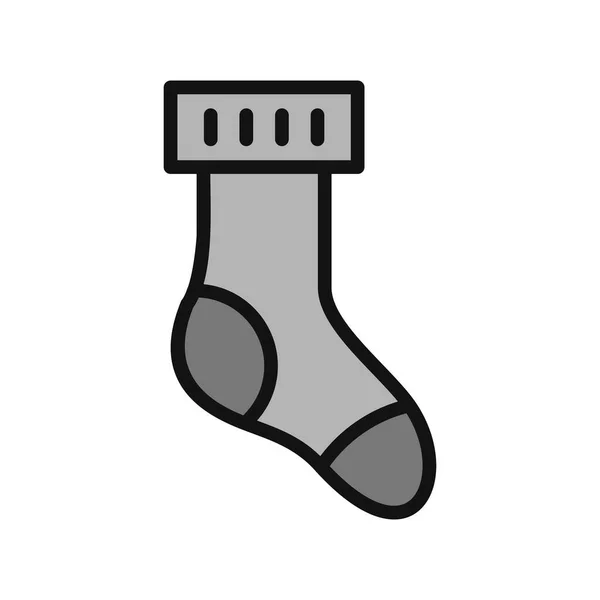 Sockor Ikon Vektor Illustration — Stock vektor