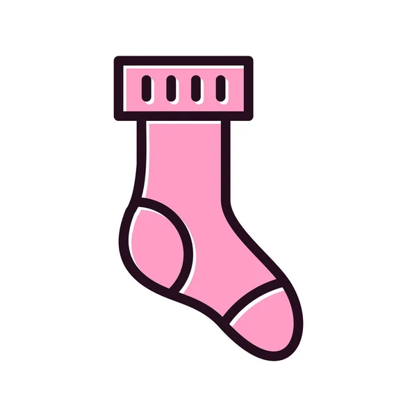 Шкарпетки Значок Векторні Ілюстрації — стоковий вектор