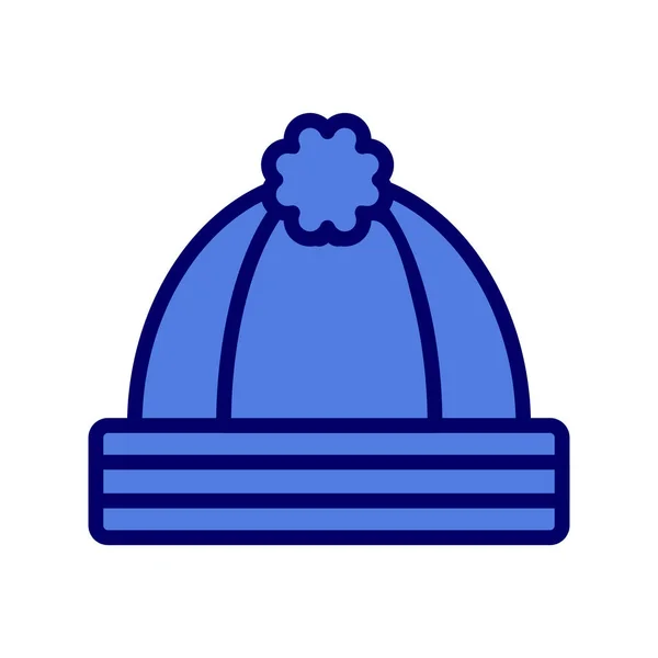 Beanie Icon Vector Illustration — стоковый вектор