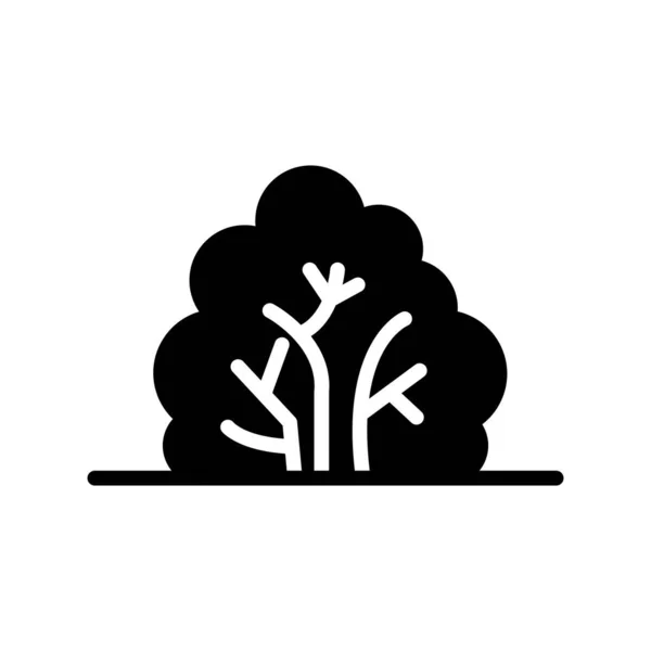 Bush Icon Vector Illustration — Image vectorielle