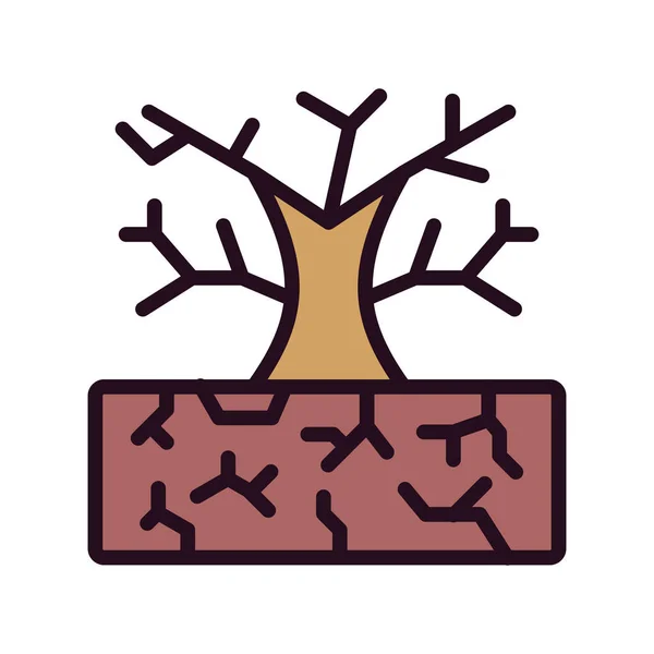 Drought Icon Sign Vector Symbol Logo Illustration Web Mobile — стоковый вектор