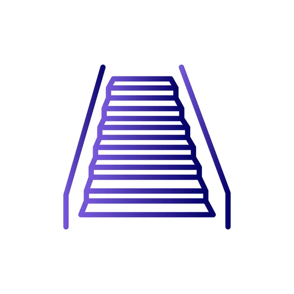 Rolltreppe Symbol Vektor Illustration — Stockvektor