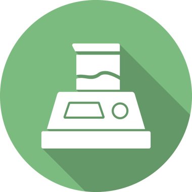 Laboratuar ölçek simgesinin vektör illüstrasyonu