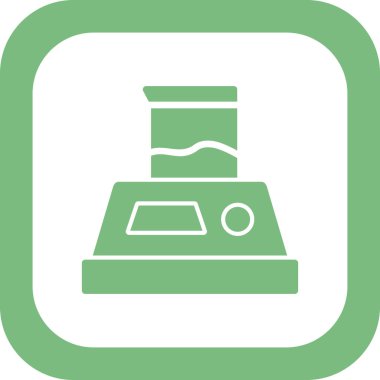 Laboratuar ölçek simgesinin vektör illüstrasyonu