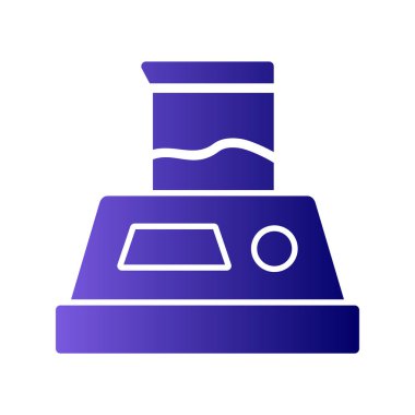 vector illustration of lab scale icon