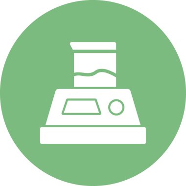 Laboratuar ölçek simgesinin vektör illüstrasyonu