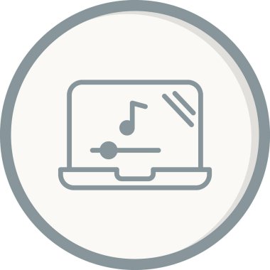 modern dizüstü bilgisayar simgesi, vektör illüstrasyon tasarımı