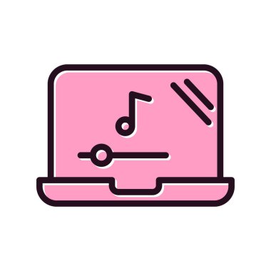 modern dizüstü bilgisayar simgesi, vektör illüstrasyon tasarımı