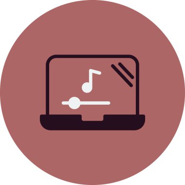 modern dizüstü bilgisayar simgesi, vektör illüstrasyon tasarımı