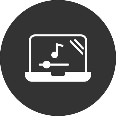 modern dizüstü bilgisayar simgesi, vektör illüstrasyon tasarımı