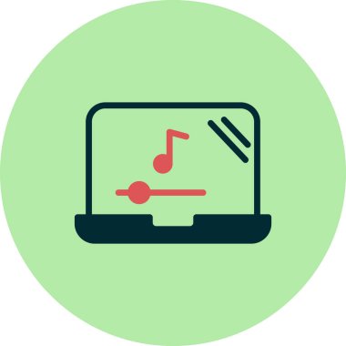 modern dizüstü bilgisayar simgesi, vektör illüstrasyon tasarımı