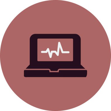 modern dizüstü bilgisayar simgesi, vektör illüstrasyon tasarımı